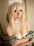 cosplay c78 longphoto 白发性感日本女佣(24)